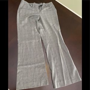 NYC black and white pants